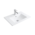 REA-U0190 - Встраиваемая раковина DAFNE 46,5×72 см, керамика/белый глянец