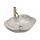 REA-U0620 - Накладний умивальник PEARL 38x50,5 cm кераміка/сірий/бежевий/імітація каменю