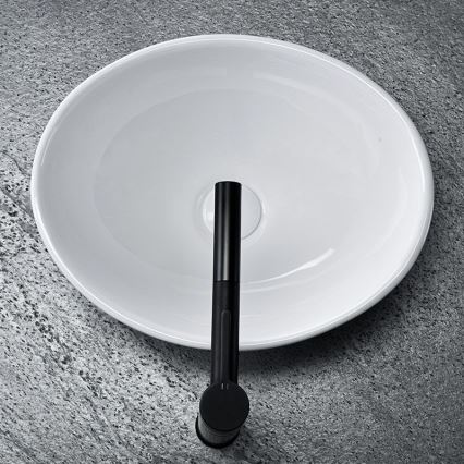 REA-U0623 - Накладная раковина SOFIA MINI 27x34 см, керамика/белый глянец