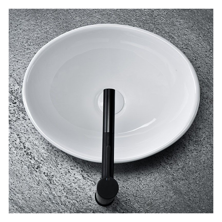 REA-U0623 - Накладная раковина SOFIA MINI 27x34 см, керамика/белый глянец