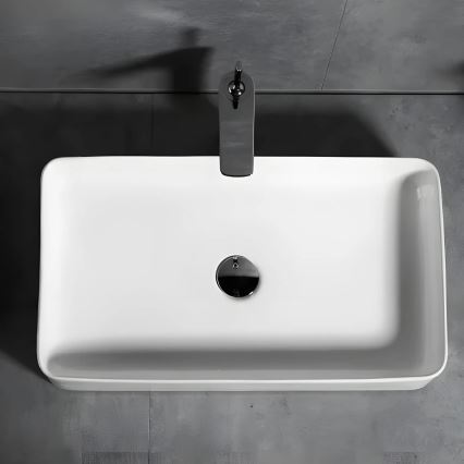 REA-U4800 - Раковина для стільниці DENIS 35x61,5 см кераміка/глянцево-біла