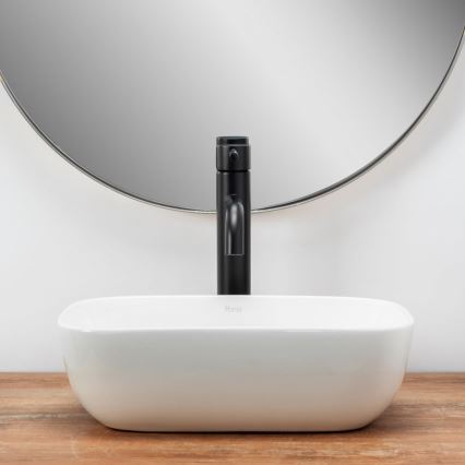 REA-U5667 - Раковина на стільницю BELINDA MINI 25x36 см кераміка/глянцева біла