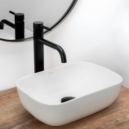 REA-U5667 - Раковина на стільницю BELINDA MINI 25x36 см кераміка/глянцева біла