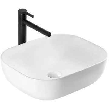 REA-U6300 - Накладна раковина MONA SLIM 40x50,5 cm кераміка/білий глянець