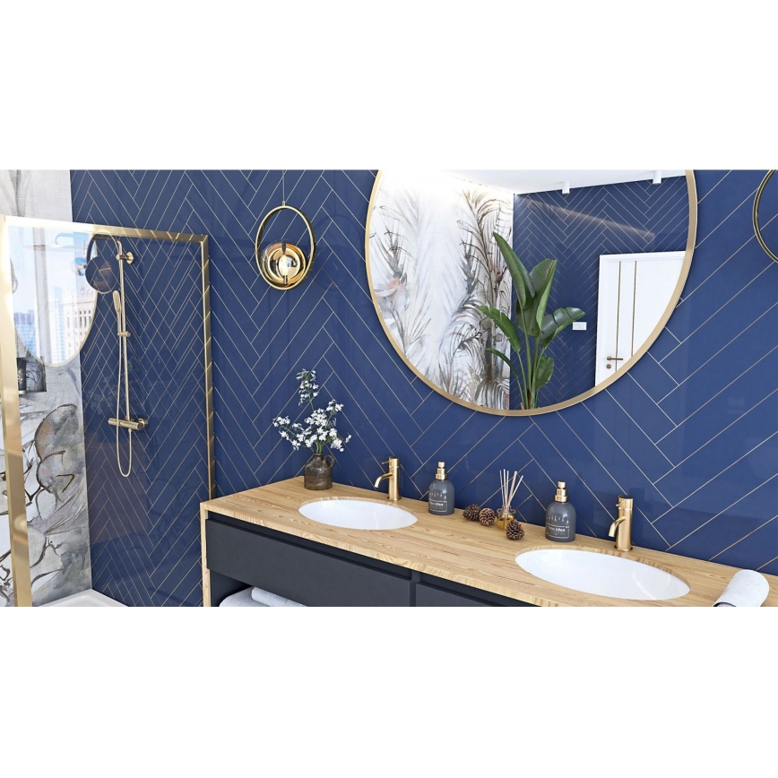 REA-U6330 - Врізний умивальник NEL 39x47,5 см кераміка/білий глянець