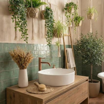 REA-U6370 - Накладна раковина JOANA 38,5x50,5 см кераміка/глянцевий білий