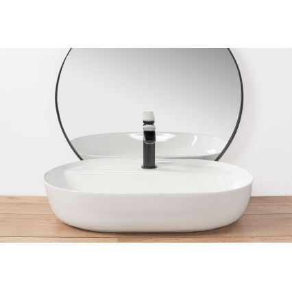 REA-U7900 - Накладная раковина AURA 40,5x60,5 см, керамика, глянцево‑белая