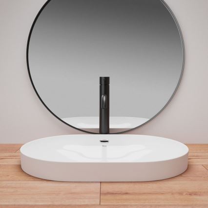 REA-U8700 - Накладний умивальник ARLETA 42x61,5 см кераміка/глянцева біла