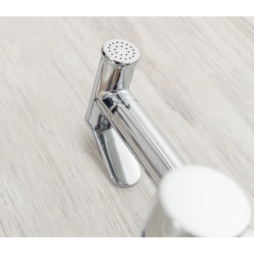 REA-B4106 - Змішувач для біде з ручною лійкою для прихованого монтажу LUNGO полірований хром