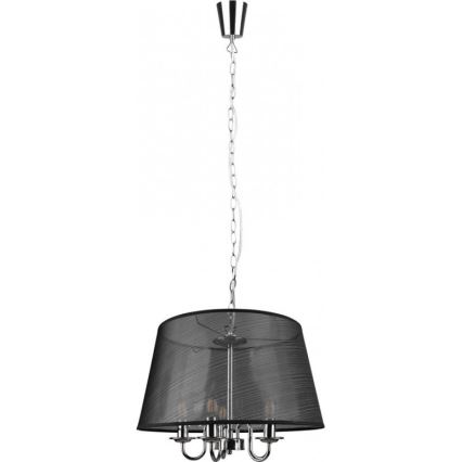 Реаліті - світлодіодна люстра на ланцюзі CIMA 5xE14/40W/230V чорна