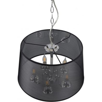 Reality - LED Люстра на ланцюгу CIMA 5xE14/40W/230V чорний