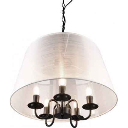 Reality - LED-люстра на ланцюгу CIMA 5xE14/40W/230V сіра