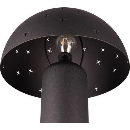 Reality - Настольная лампа SETA 1xE14/28W/230V чёрная
