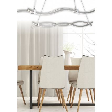 Reality - Підвісна LED люстра WAVE LED/16W/230V + LED/9W
