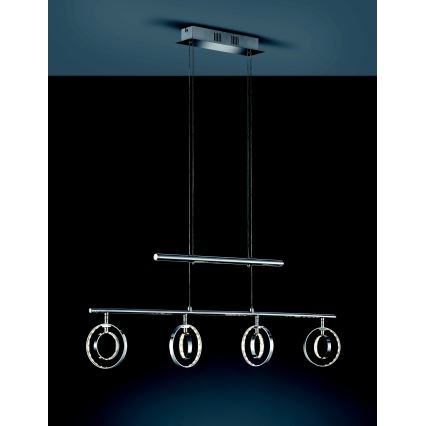 Reality - Светодиодная подвесная люстра PRATER 4xLED/4,5W/230V