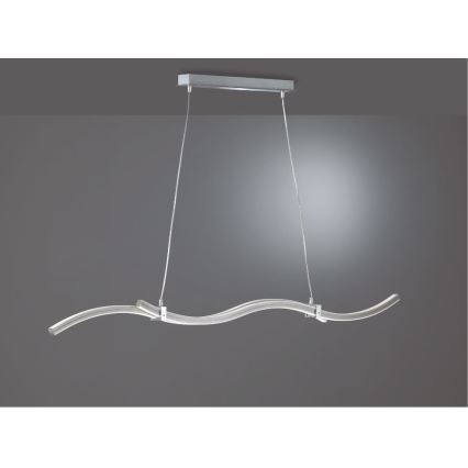 Reality - Светодиодная подвесная люстра WAVE LED/16W/230V + LED/9W