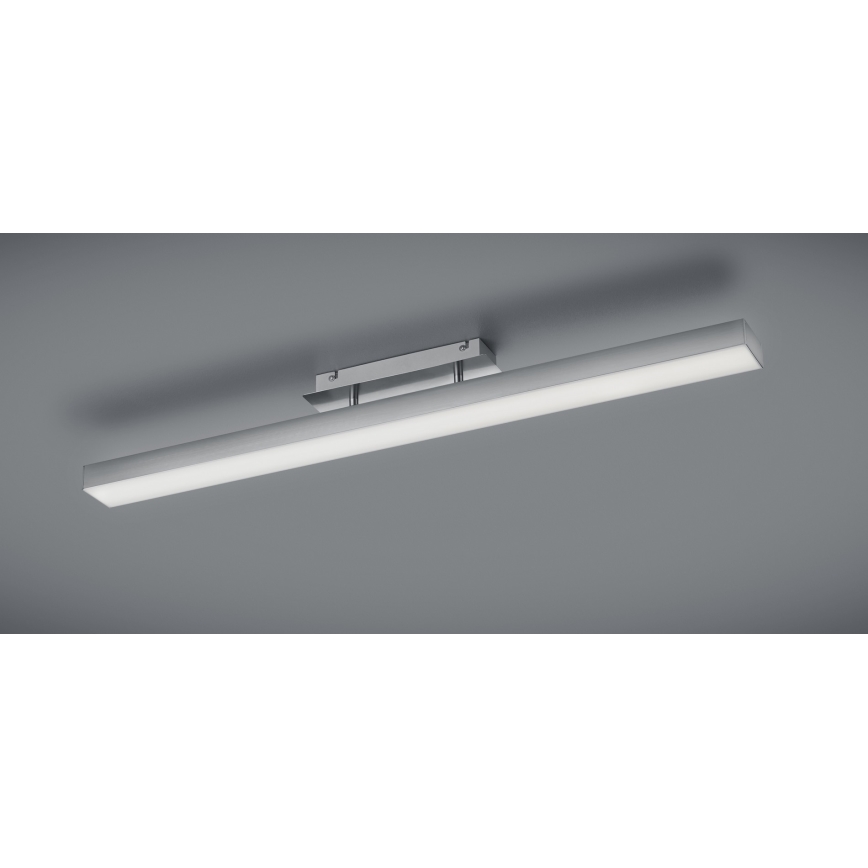 Reality - Светодиодный потолочный светильник с регулированием яркости AGANO LED/18W/230V матовый хром