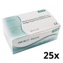 RealyTech - Антиген-тест на мазок з носу COVID-19 Rapid test (swab) 25 шт.
