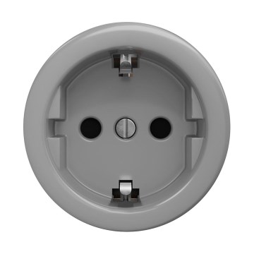 Reblig - Retro домашня розетка без рамки SCHUKO 230V/16A сіра