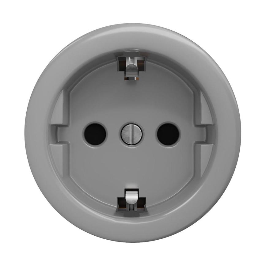 Reblig - Retro домашня розетка без рамки SCHUKO 230V/16A сіра