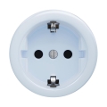 Reblig - ретро-розетка для дома без рамки SCHUKO 230V/16A, синяя