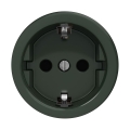 Reblig - Ретро-розетка для дома без рамки SCHUKO 230V/16A зелёная