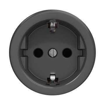 Reblig - Ретро розетка для дому без рамки SCHUKO 230V/16A антрацит