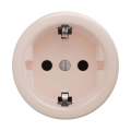 Reblig - Ретро-розетка для дому без рамки SCHUKO 230V/16A вінтажна рожева