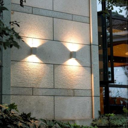 RED - Design Rendl - R10353 - Вуличний настінний LED світильник DIXIE 2xLED/5W/230V IP54