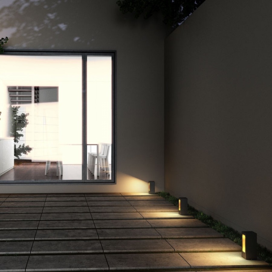 RED - Design Rendl - R10380- Вулична LED лампа TREEZA LED/7W/230V IP54 антрацит