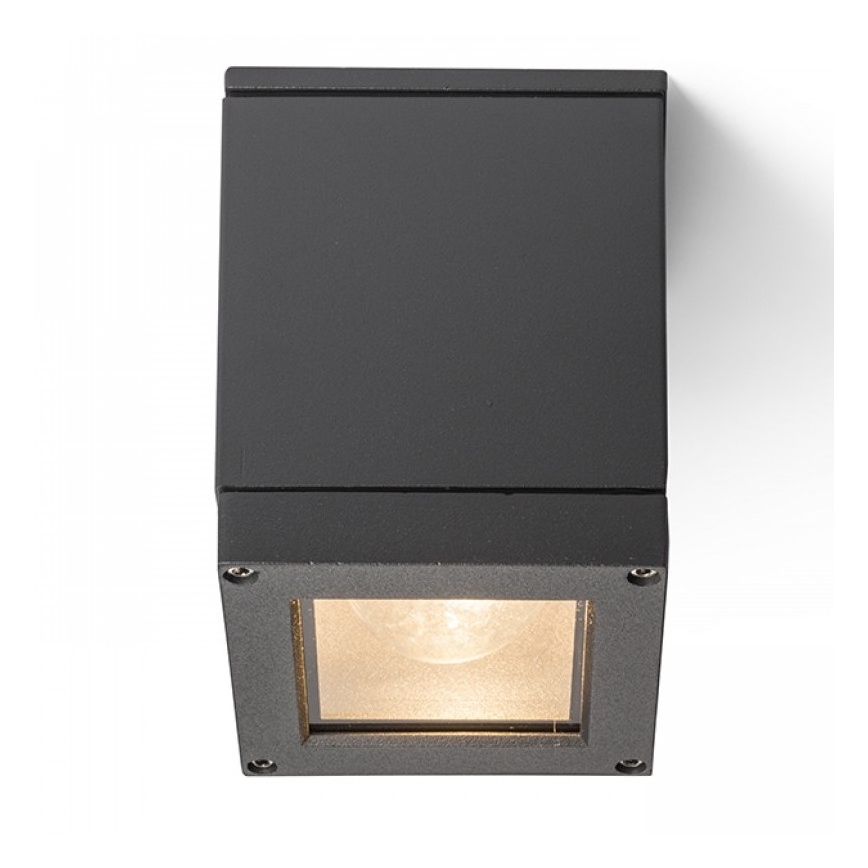 RED - Design Rendl - R10385 - Вуличний стельовий світильник QUADRA 1xE27/75W/230V IP54