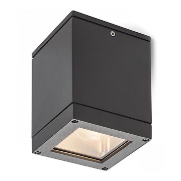 RED - Design Rendl - R10385 - Вуличний стельовий світильник QUADRA 1xE27/75W/230V IP54