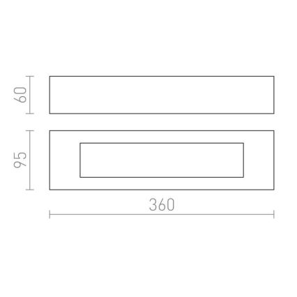 RED - Design Rendl - R10446 - Настінний світильник ROLO 2xE14/40W/230V