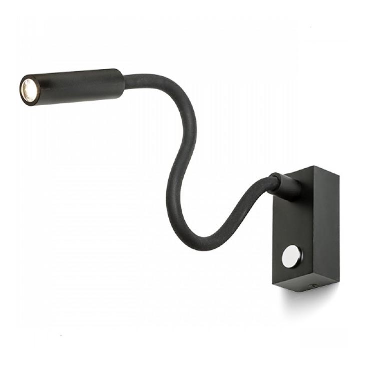 RED - Design Rendl - R10541 - Светодиодная настенная лампа AIM LED/3W/230V черная