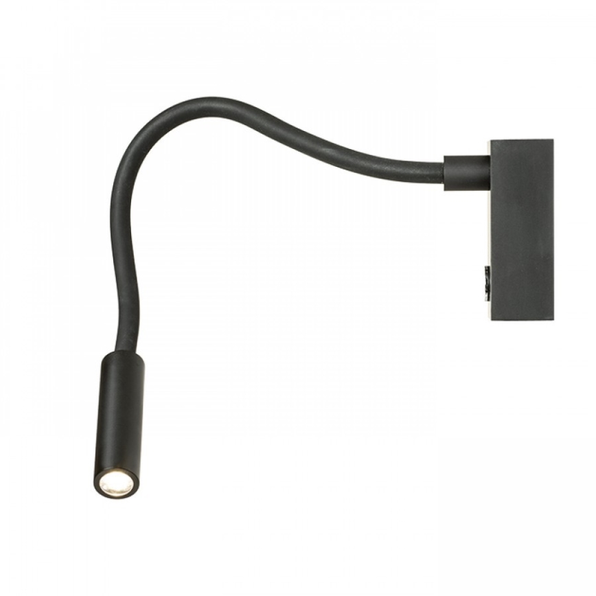 RED - Design Rendl - R10541 - Светодиодная настенная лампа AIM LED/3W/230V черная