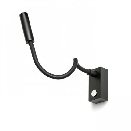 RED - Design Rendl - R10541 - Светодиодная настенная лампа AIM LED/3W/230V черная