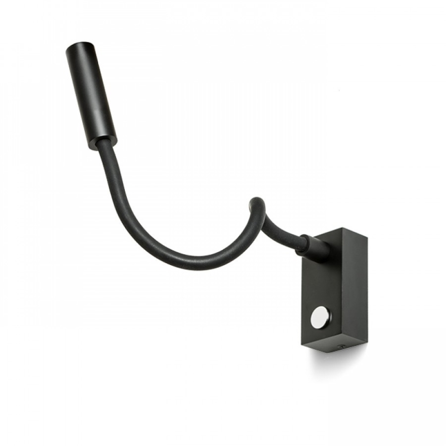 RED - Design Rendl - R10541 - Светодиодная настенная лампа AIM LED/3W/230V черная