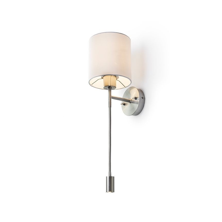 RED - Design Rendl - R10580 - Настінна LED лампа/бра VERSA 1xE27/42W/230V + LED/3W