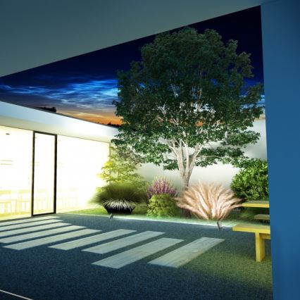 RED - Design Rendl - R11754 - Светодиодный уличный светильник ROSS LED/9W/230V IP65