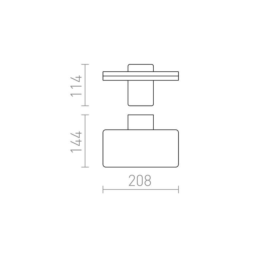 RED - Design Rendl-R11947- Вуличний настінний LED світильник RINA LED/12W/230V IP65