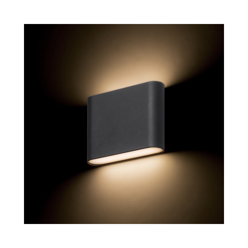 RED - Design Rendl - R12012 - Светодиодный уличный настенный светильник CHOIX 2xLED/3W/230V IP54