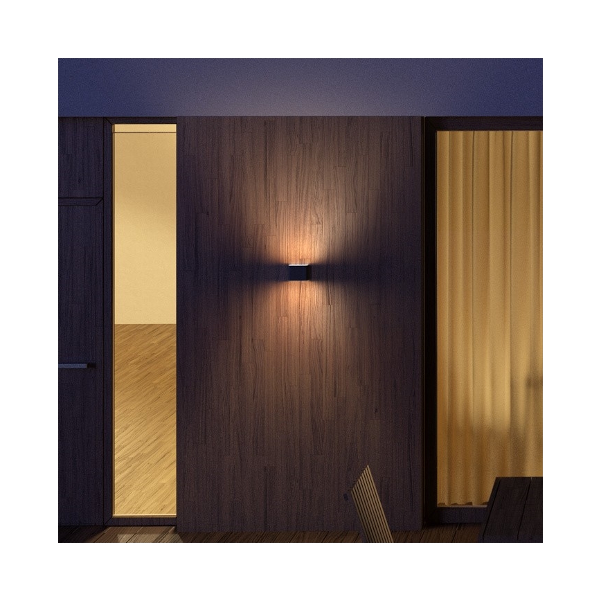 RED - Design Rendl - R12012 - Светодиодный уличный настенный светильник CHOIX 2xLED/3W/230V IP54