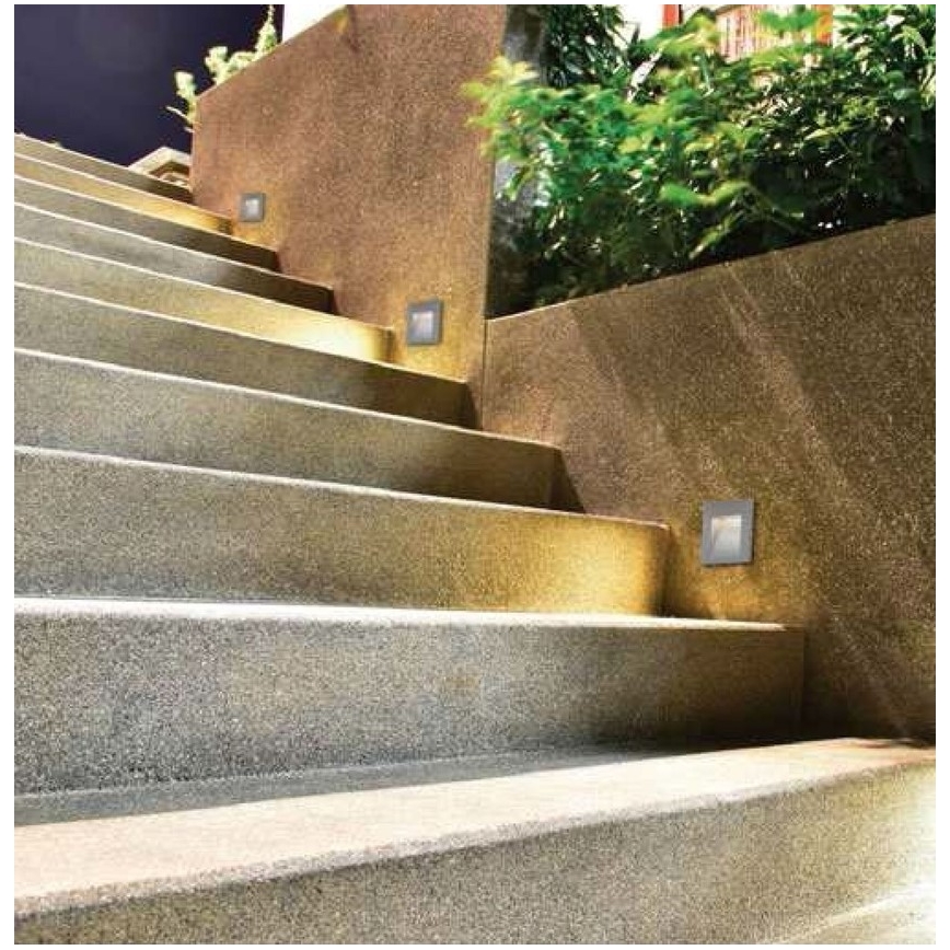 RED - Design Rendl - R12015 - Вуличний вбудований LED світильник TESS LED/3W/230V IP54 антрацит