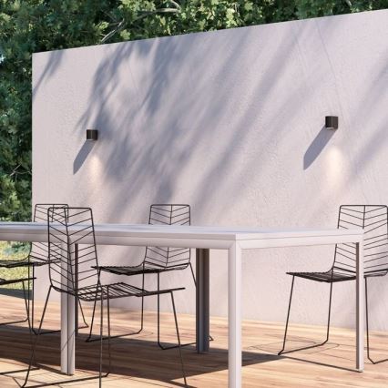 RED - Design Rendl -R12027- Вуличний настінний LED світильник ZACK LED/3W/230V IP54