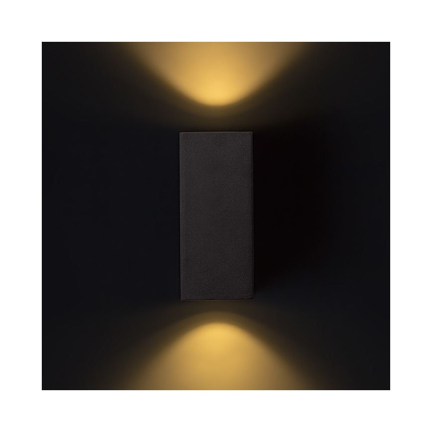RED - Design Rendl - R12028 - Светодиодный уличный настенный светильник KUBI 2xLED/3W/230V IP54