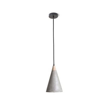 RED - Design Rendl - R12380 - Люстра на тросе HEIDI 1xE27/28W/230V бетон/дерево