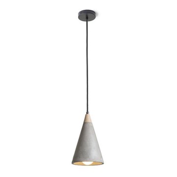 RED - Design Rendl - R12380 - Підвісна люстра HEIDI 1xE27/28W/230V бетон/дерево