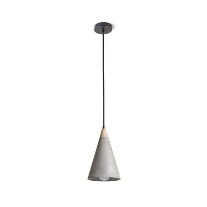 RED - Design Rendl - R12380 - Підвісна люстра HEIDI 1xE27/28W/230V бетон/дерево