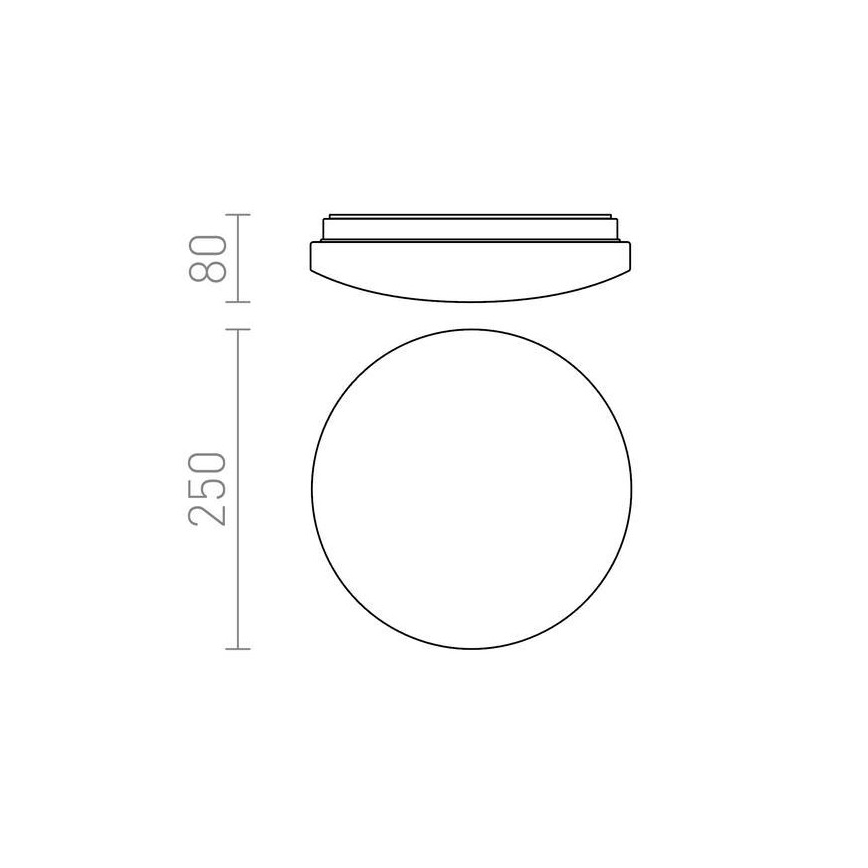 RED - Design Rendl - R12431 - Светодиодный потолочный светильник SEMPRE LED/10W/230V