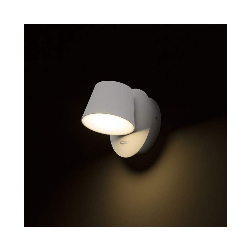 RED - Design Rendl - R12476 - Светодиодный настенный точечный светильник AMADEUS LED/6W/230V белый